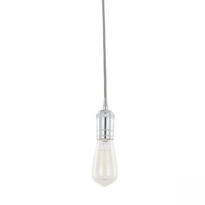 Atrium, nowoczesna oprawka wisząca, chromowana, E27, DS-M-036 CHROME